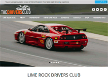 Tablet Screenshot of limerockclub.com